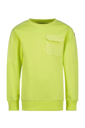 sweater limegroen