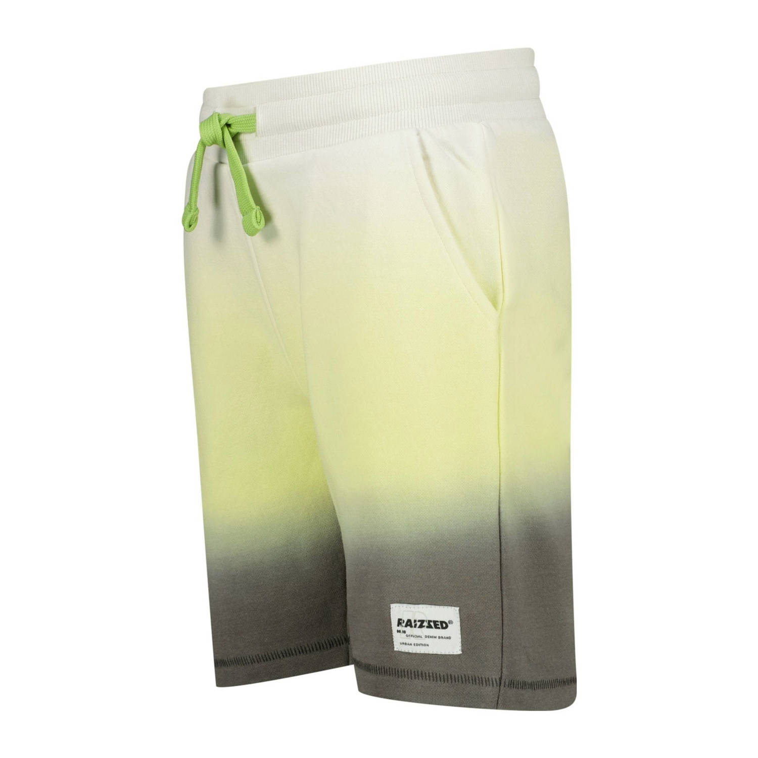 Raizzed relaxed sweatshort limegroen