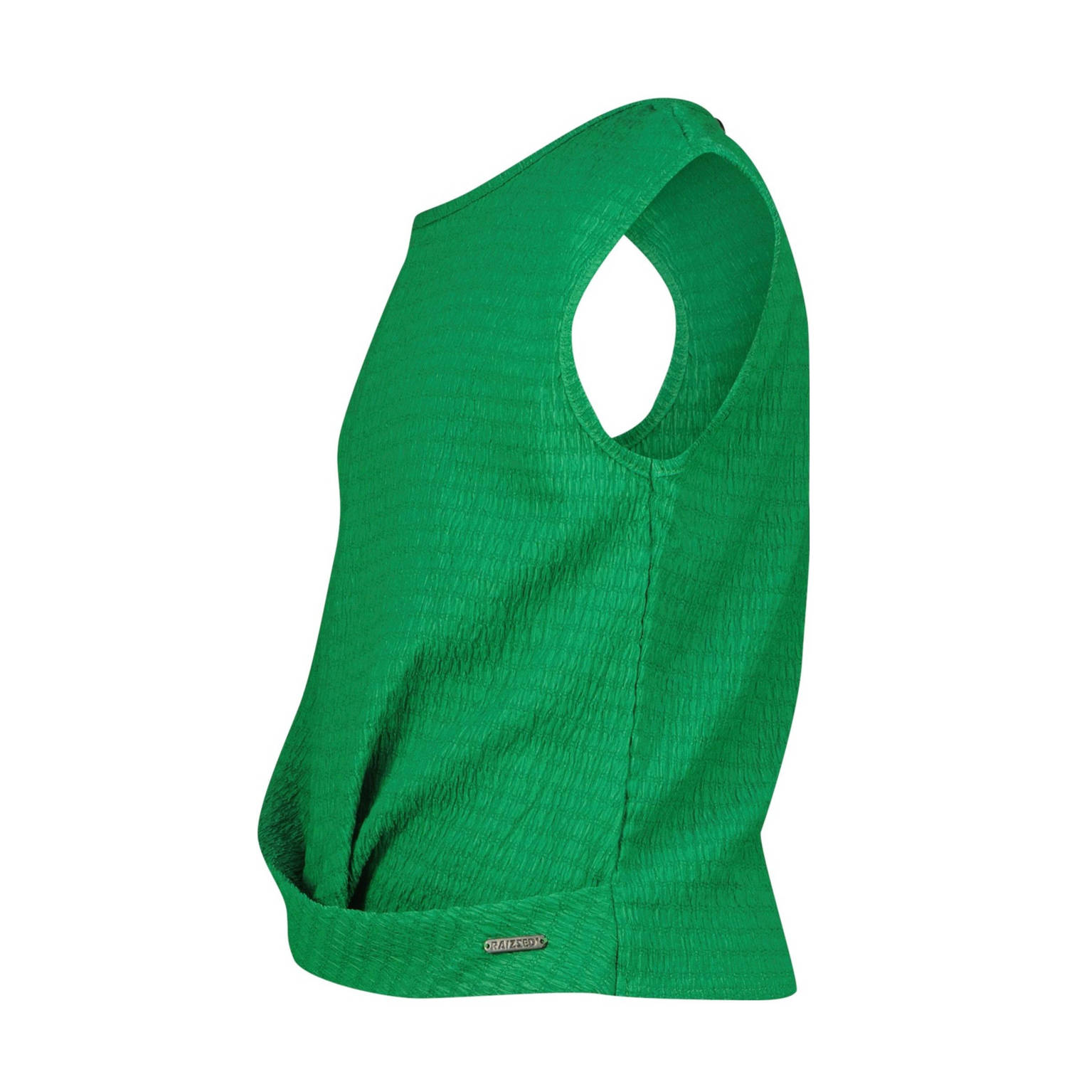 Raizzed blousetop groen