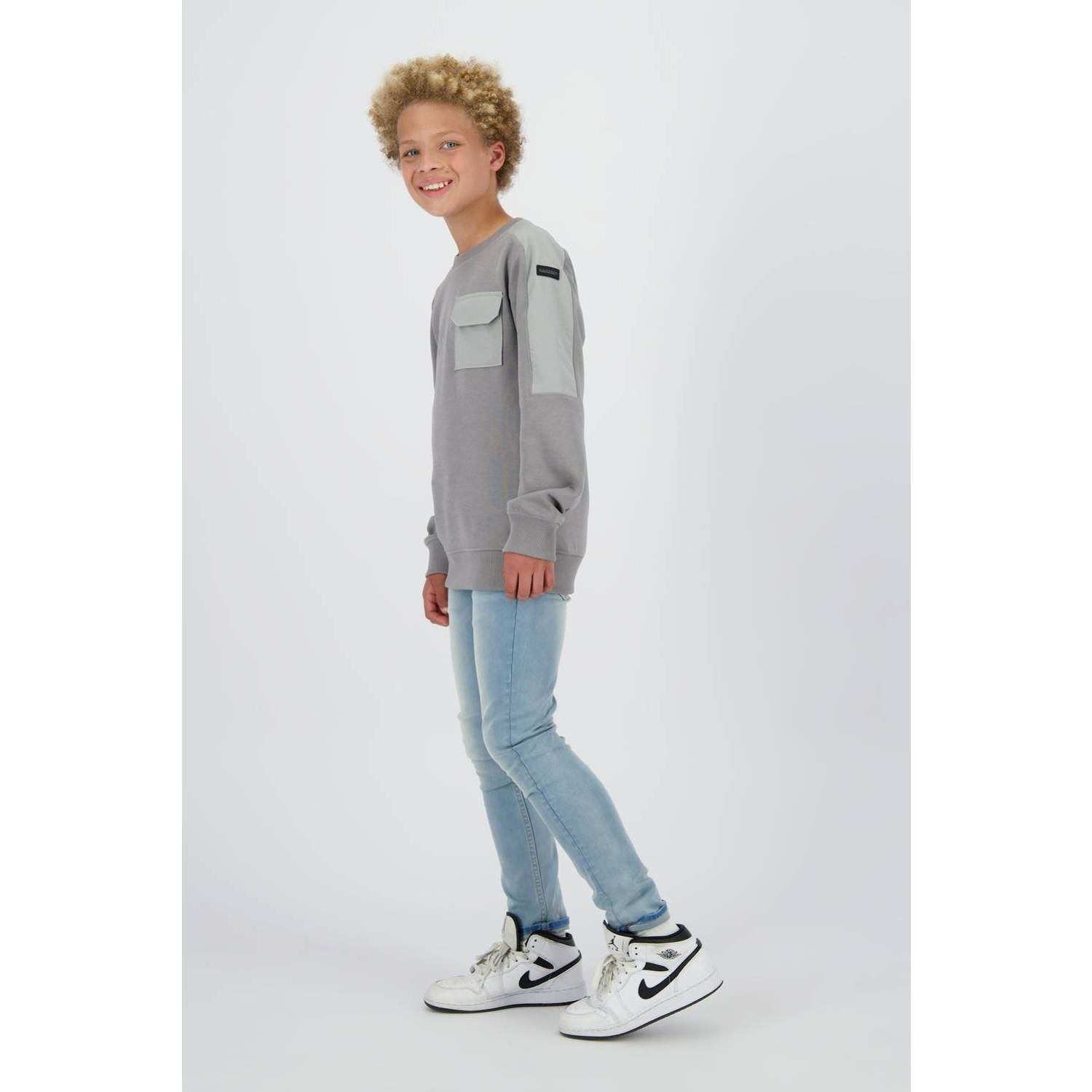 Raizzed sweater grijs