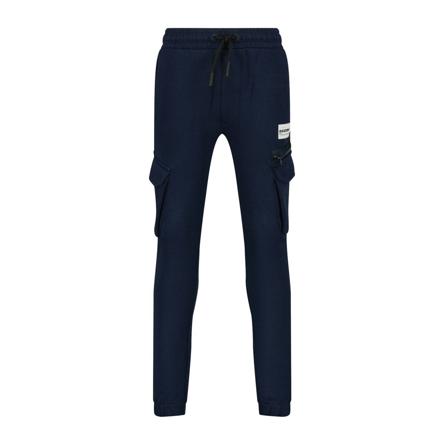 Raizzed relaxed cargo broek donkerblauw