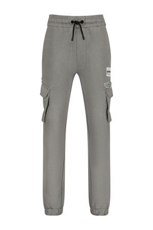 relaxed cargo broek grijs
