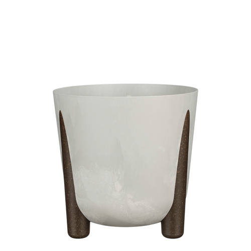 Mica Decorations pot Ristretto rond grijs (25x25,5 cm) afbeelding