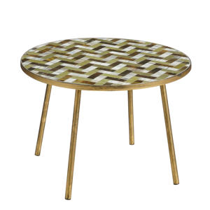 bijzettafel Alanza groen (58x38 cm) 