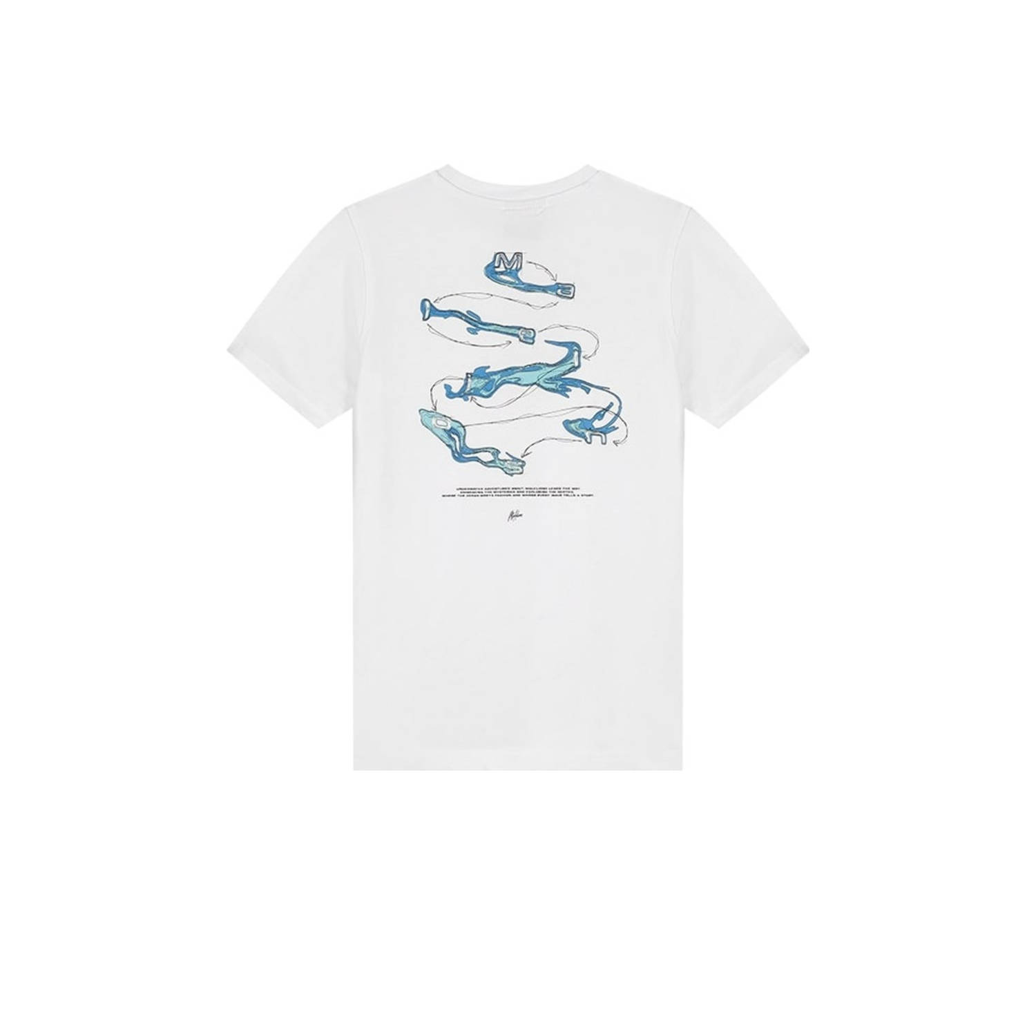 Malelions T-shirt wit