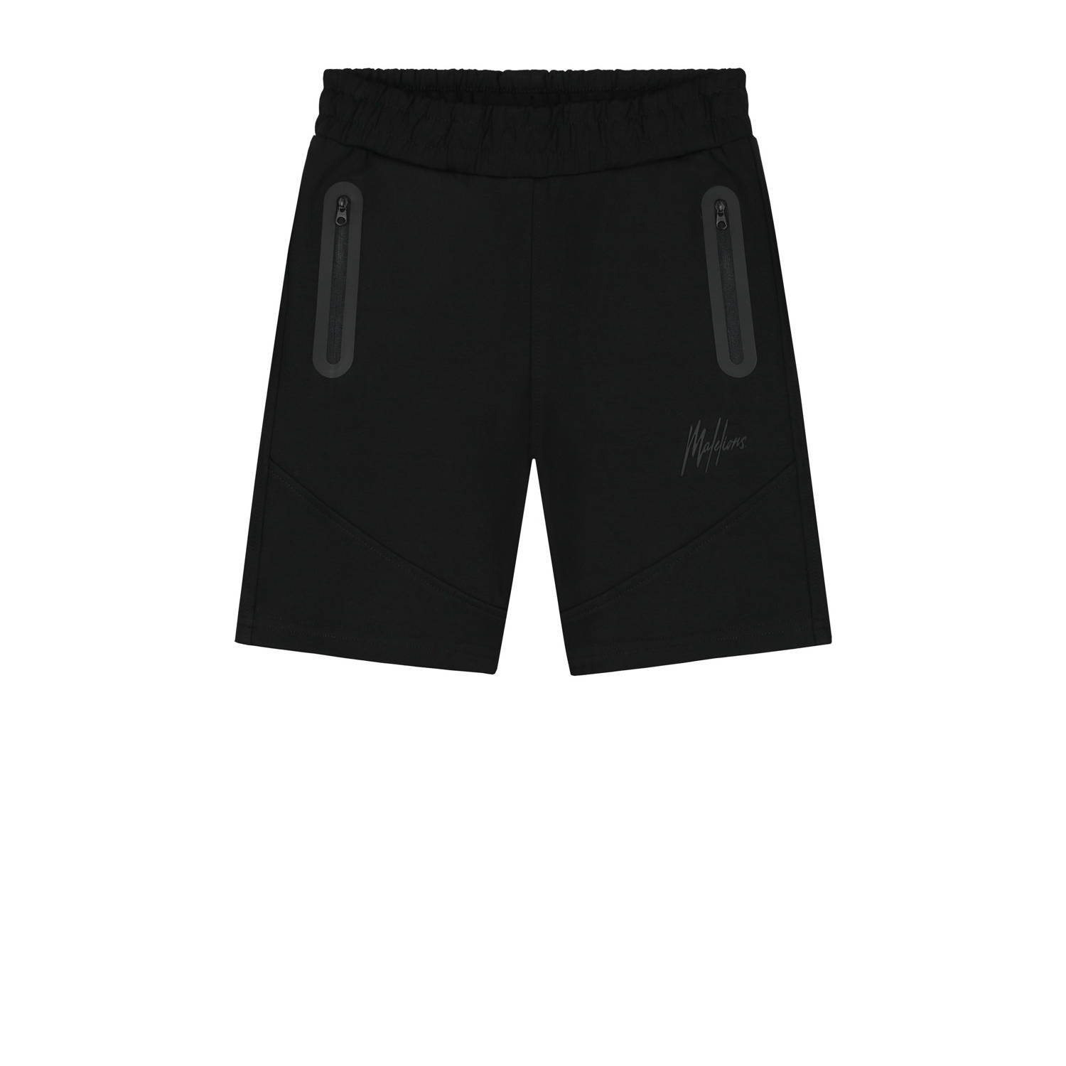 MALELIONS Jongens Broeken Counter Shorts Zwart