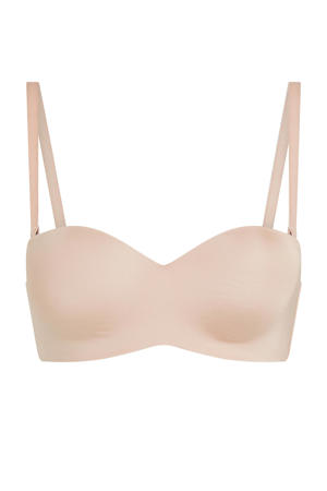 voorgevormde strapless beugelbh Smooth beige