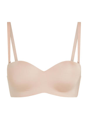 voorgevormde strapless beugelbh Smooth beige