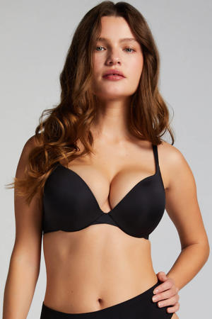voorgevormde push-up bh Smooth zwart