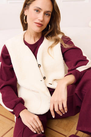 gilet antiek cremewit