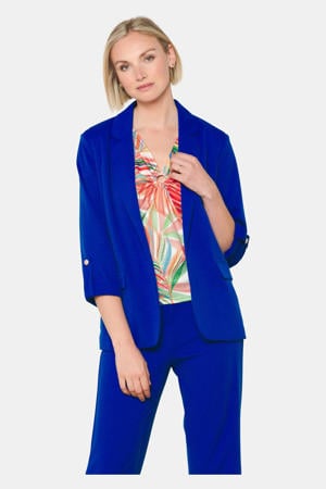 regular blazer blauw