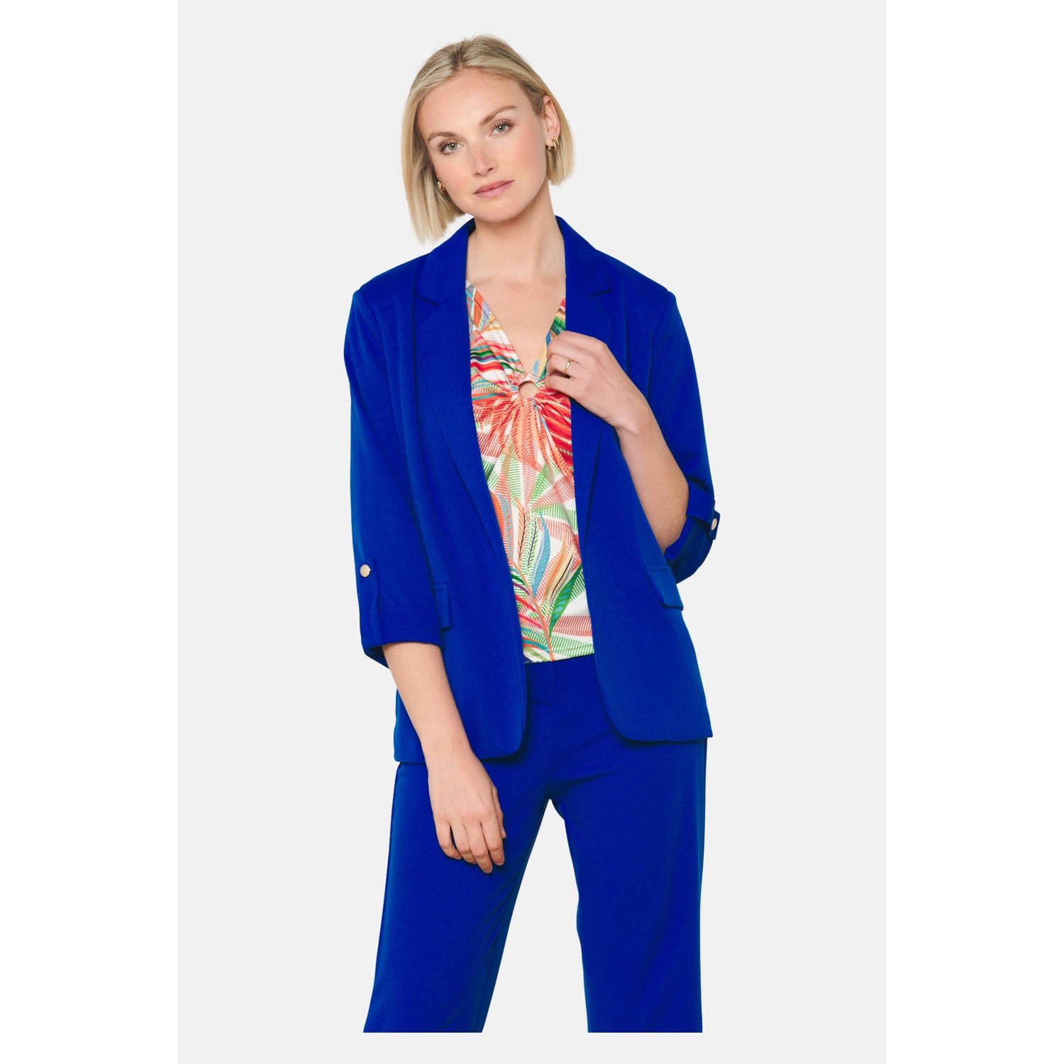 LOLALIZA regular blazer blauw