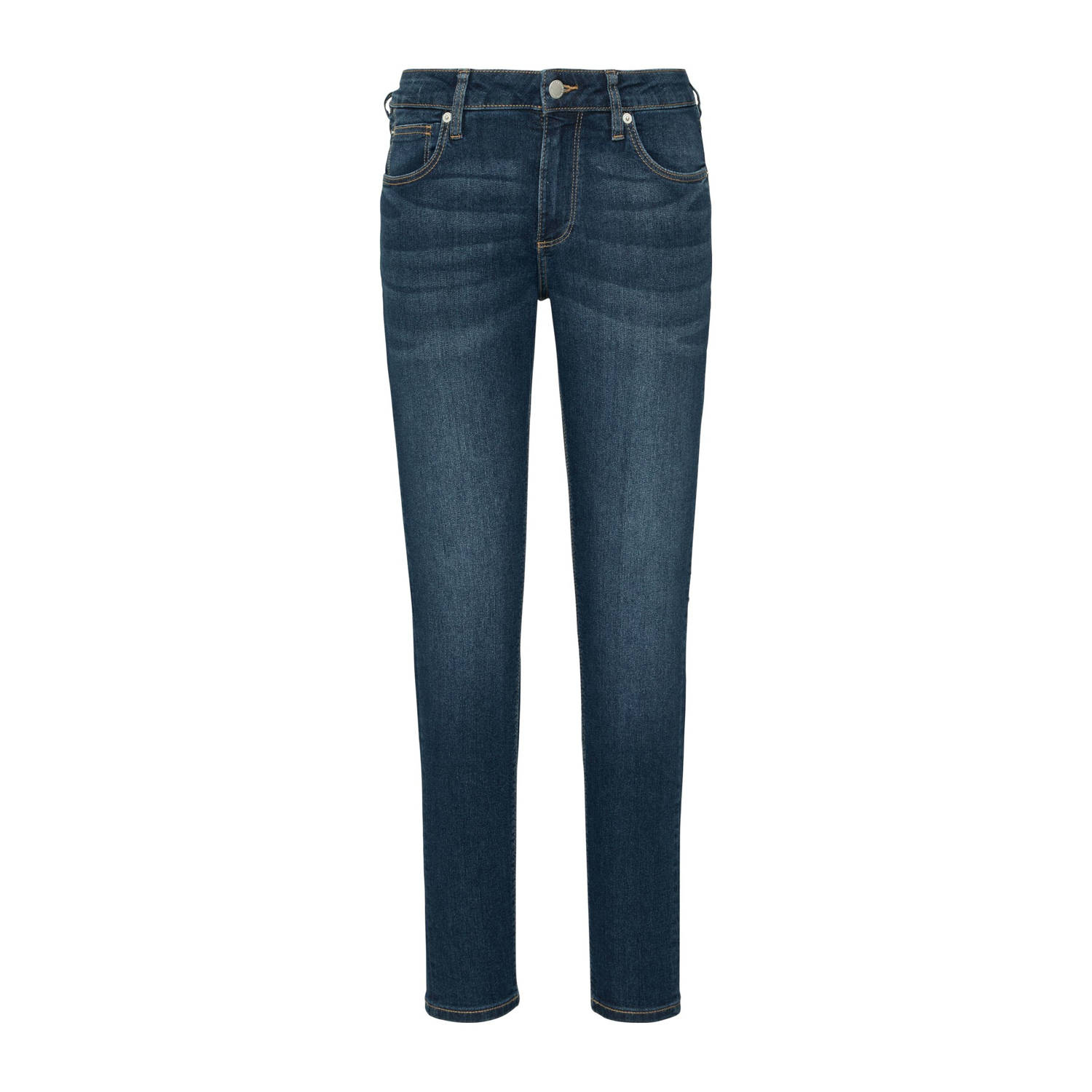 Q S by s.Oliver regular waist slim fit jeans dark blue denim
