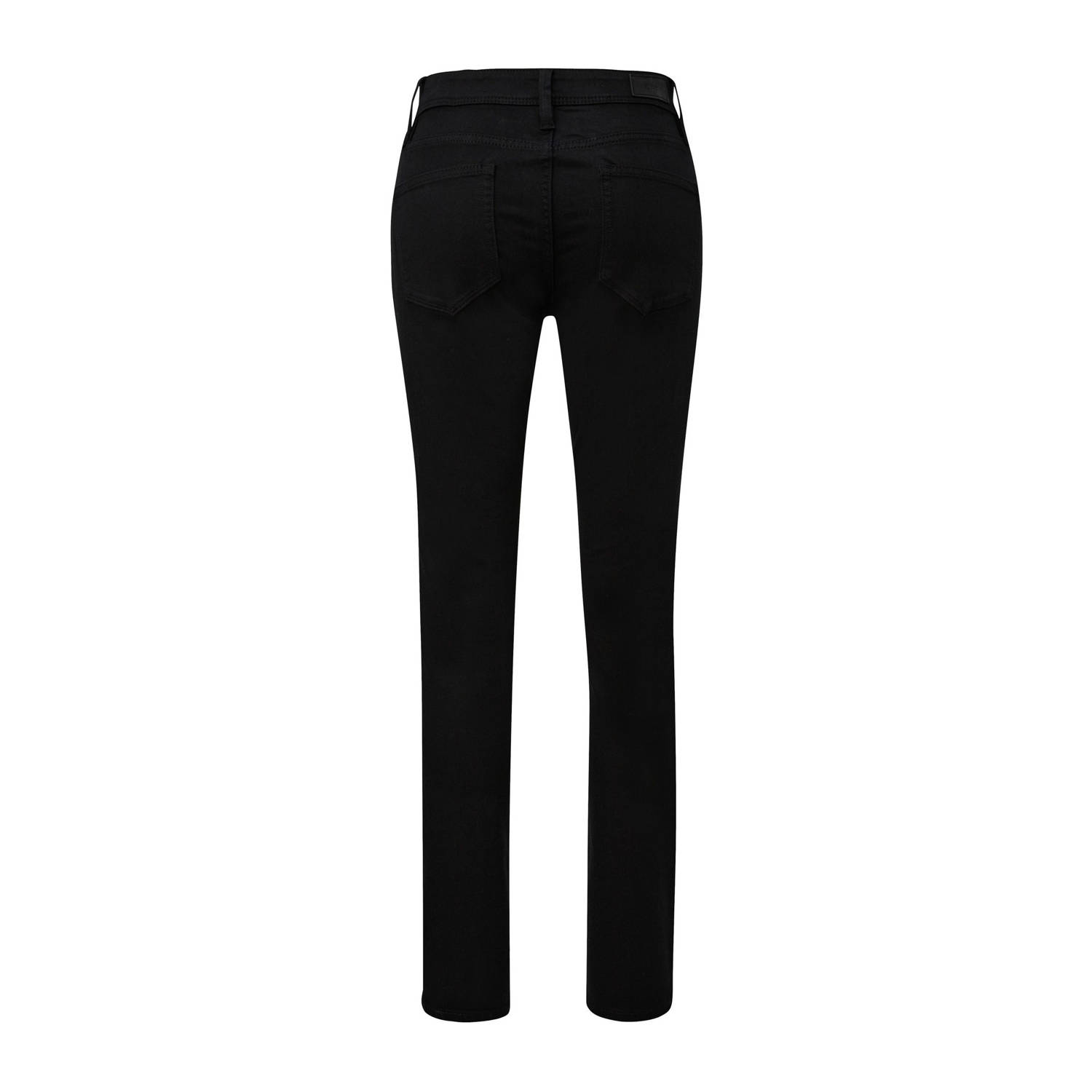 s.Oliver regular waist slim fit jeans zwart
