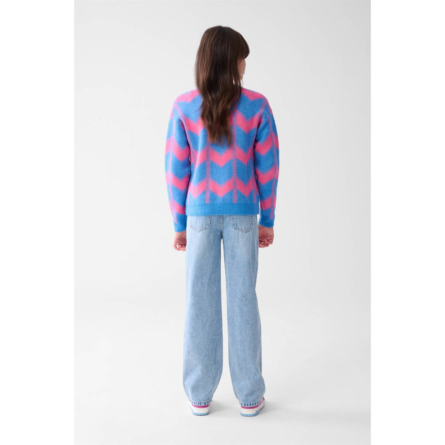 Shoeby straight high waist blauw