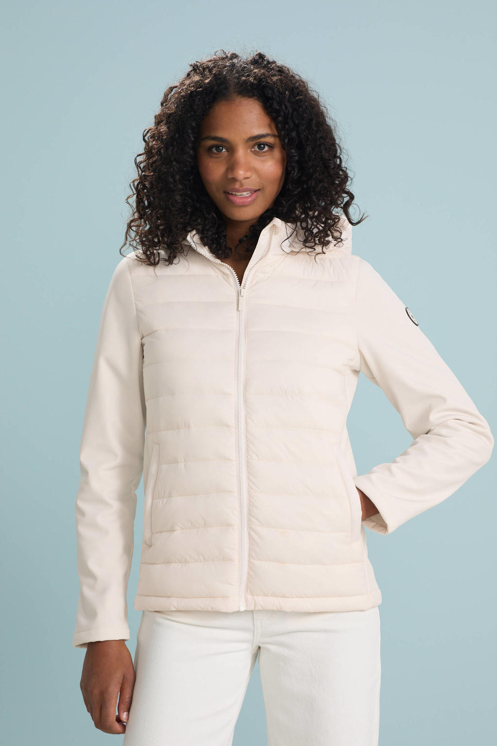 Cars softshell jas crème