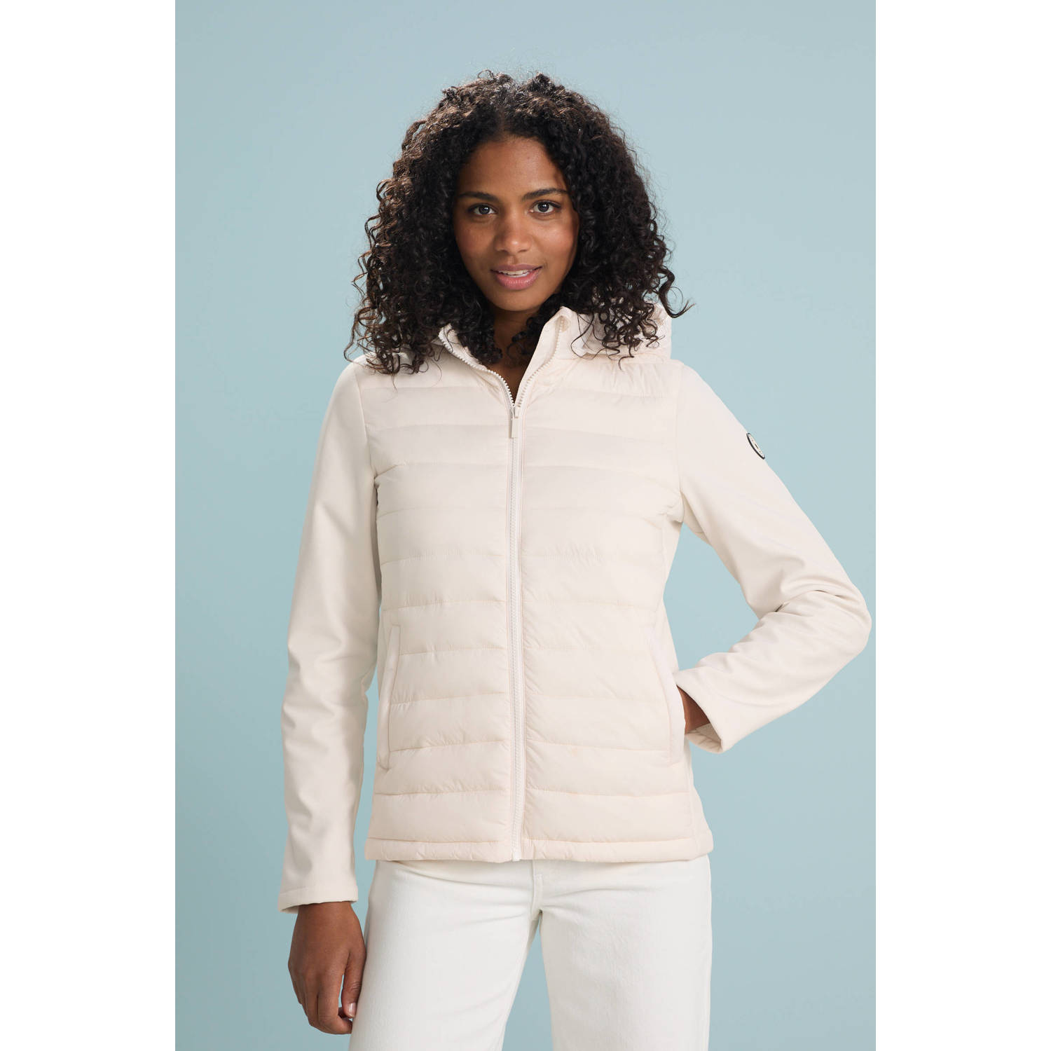 Cars softshell jas crème