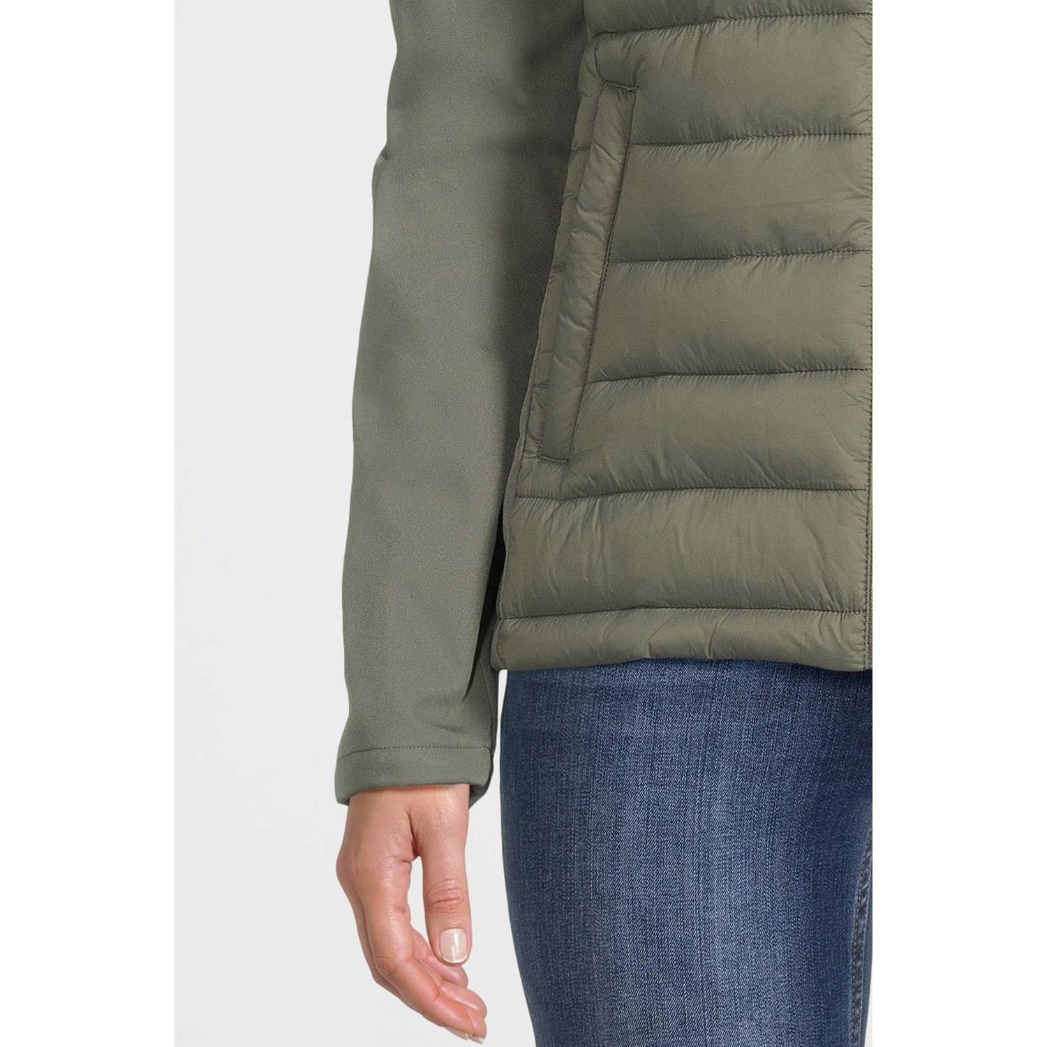 Cars softshell jas olijfgroen