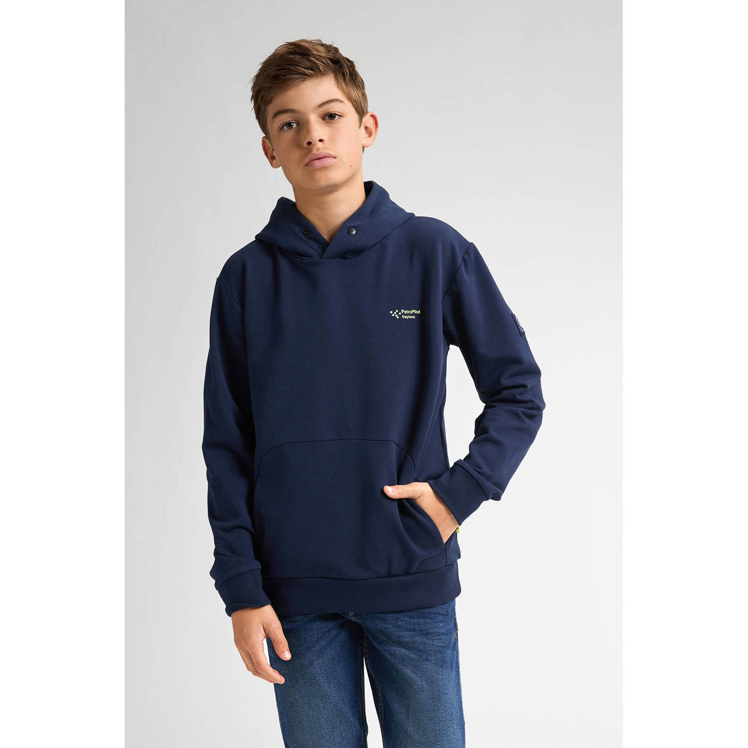 Petrol Industries hoodie blauw