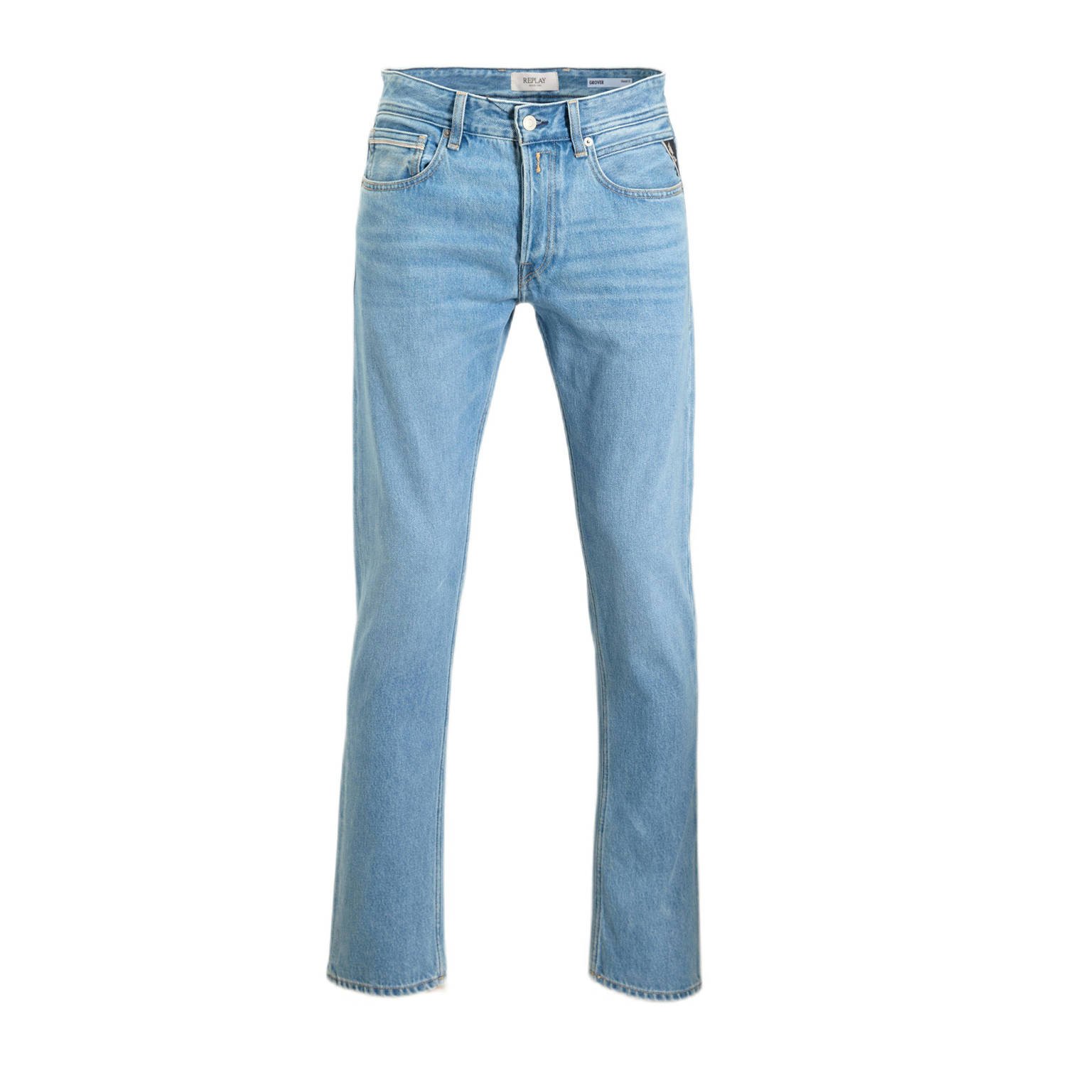 Replay Straight fit jeans in 5-pocketmodel model 'Grover'