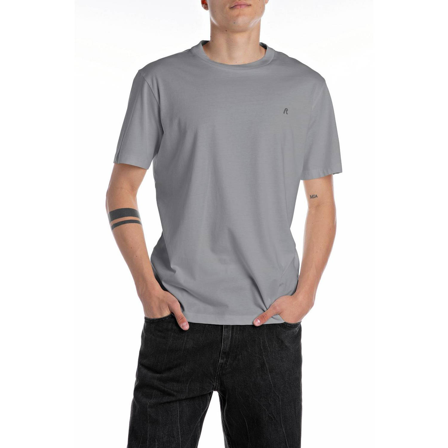 Replay T-shirt Korte Mouw Chest Logo T-shirt