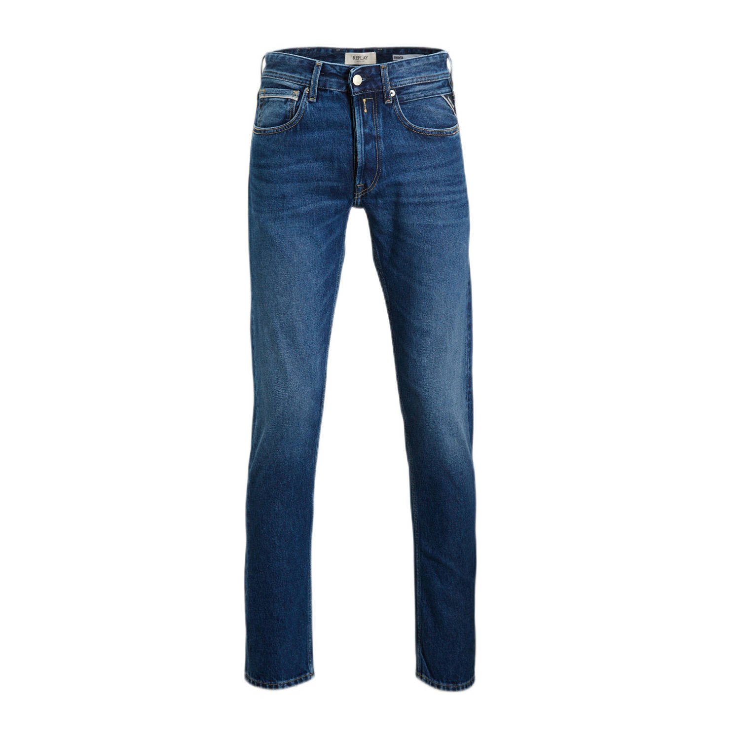 Replay Straight fit jeans in 5-pocketmodel model 'Grover'