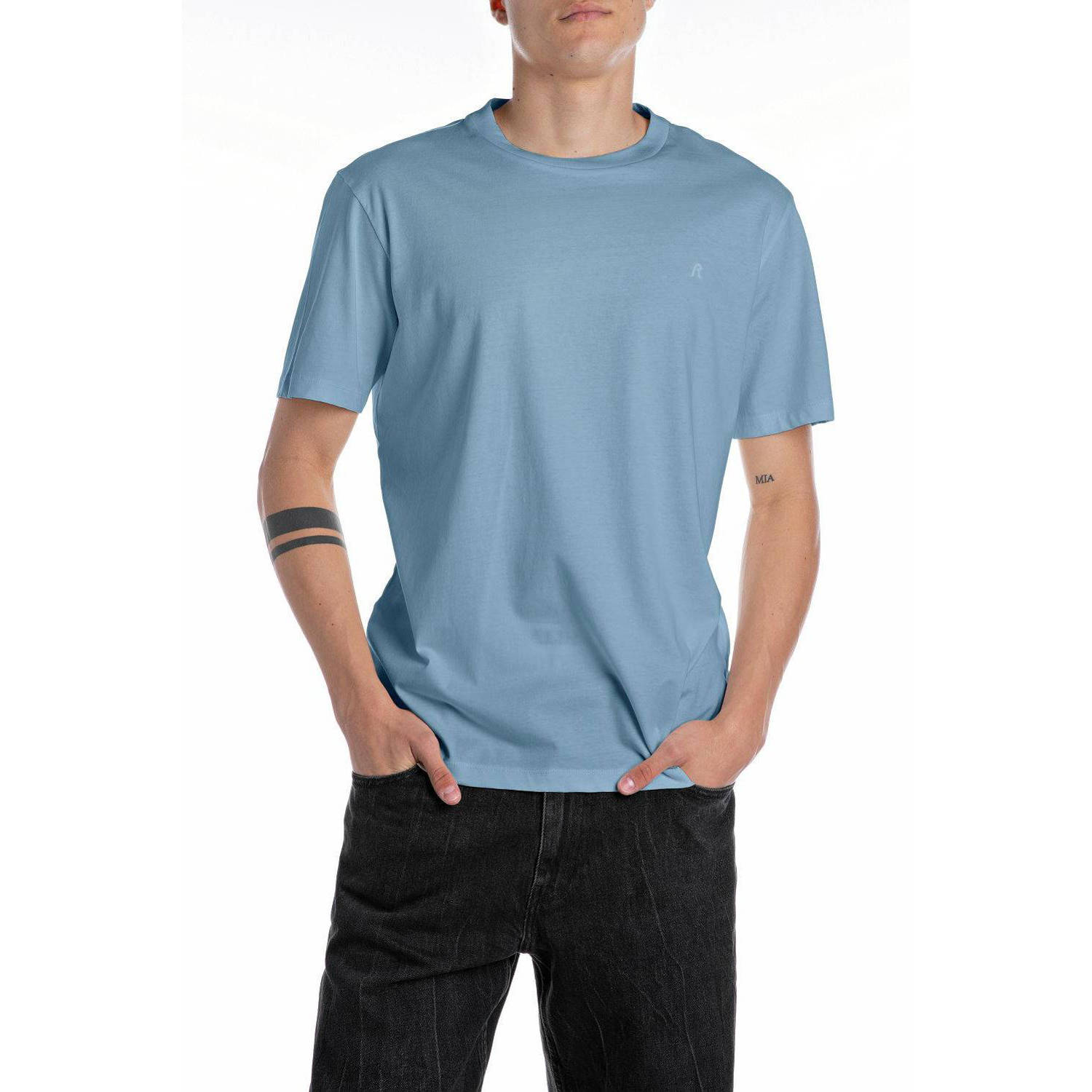 REPLAY T-shirt grigio medio