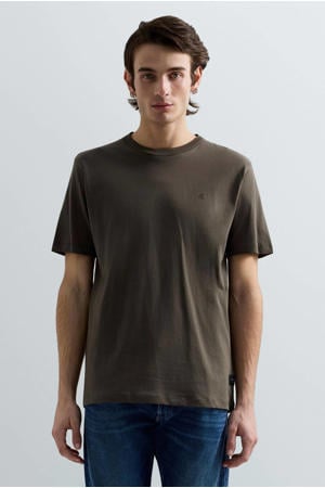 T-shirt donkergroen