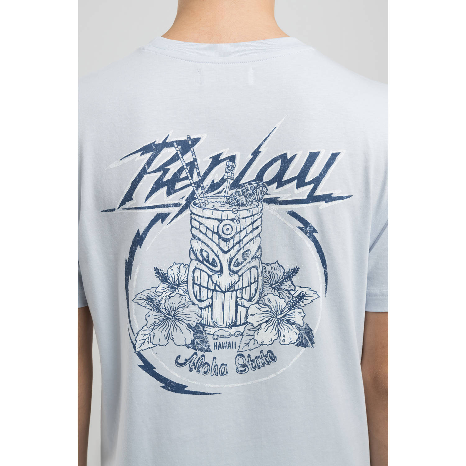 REPLAY T-shirt lichtblauw