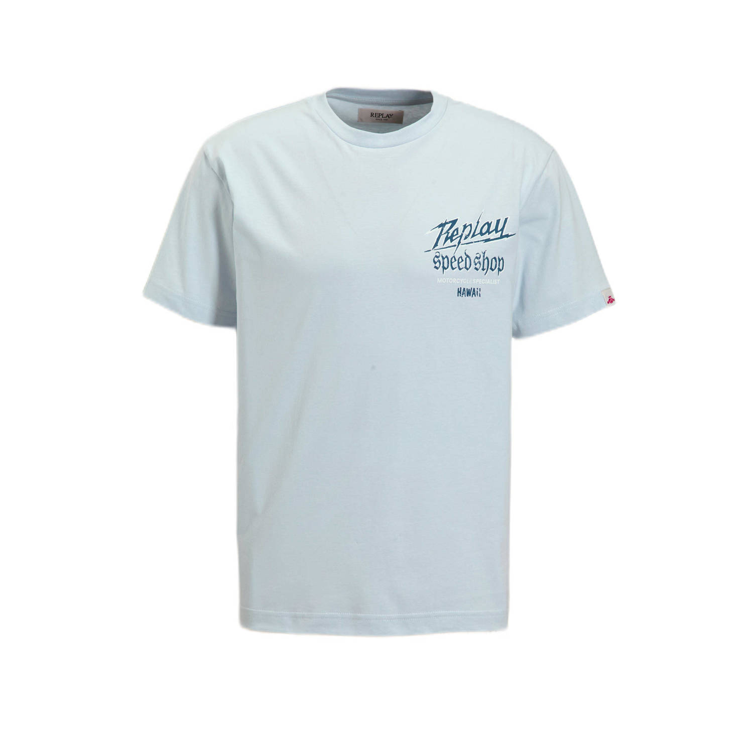REPLAY T-shirt lichtblauw