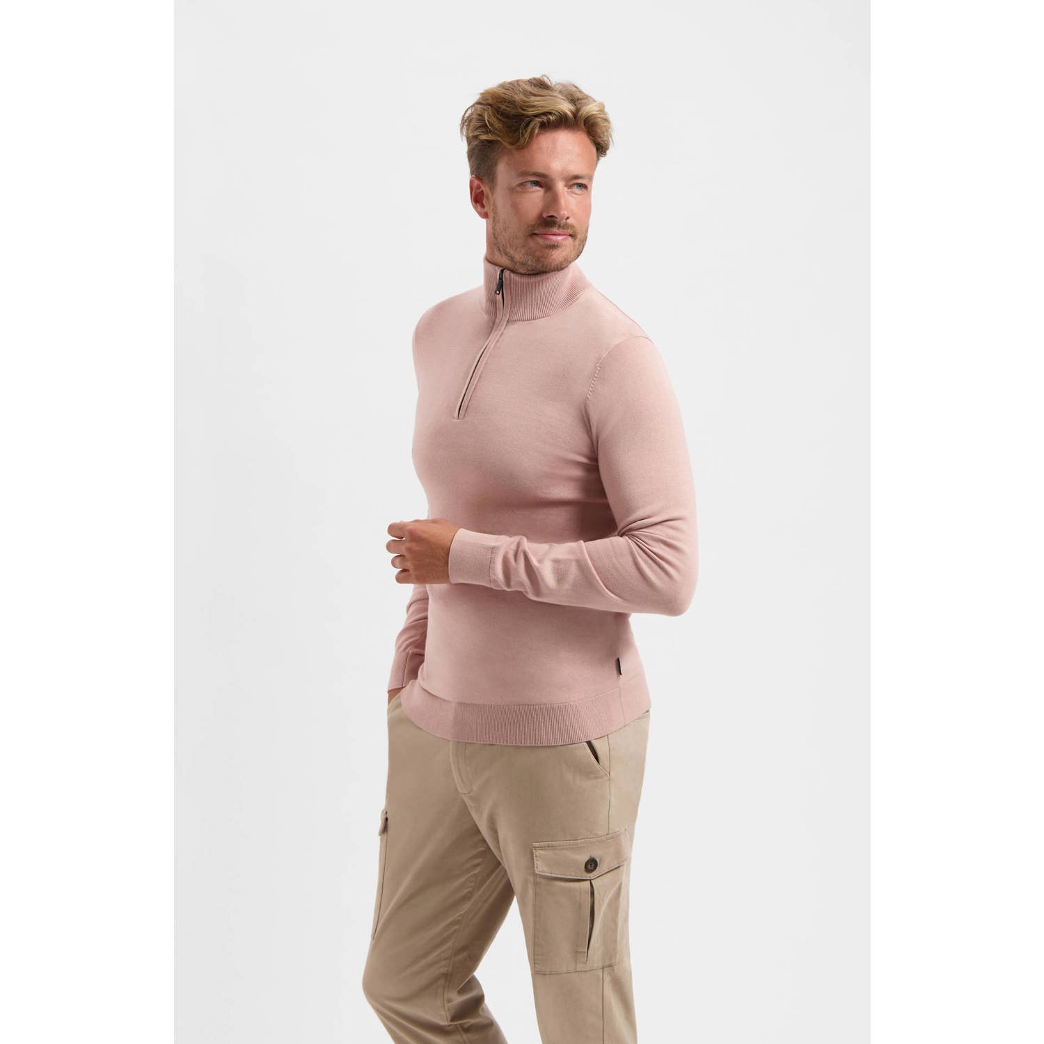 Saint Steve trui fijn gebreid roze