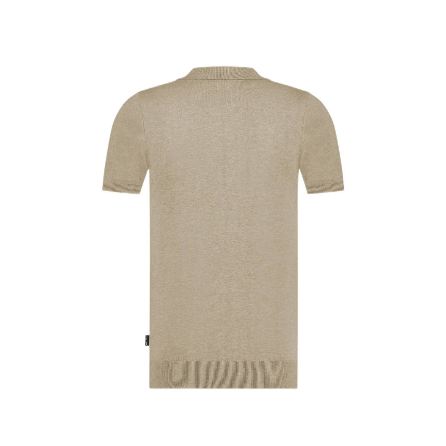 Saint Steve polo gebreid beige