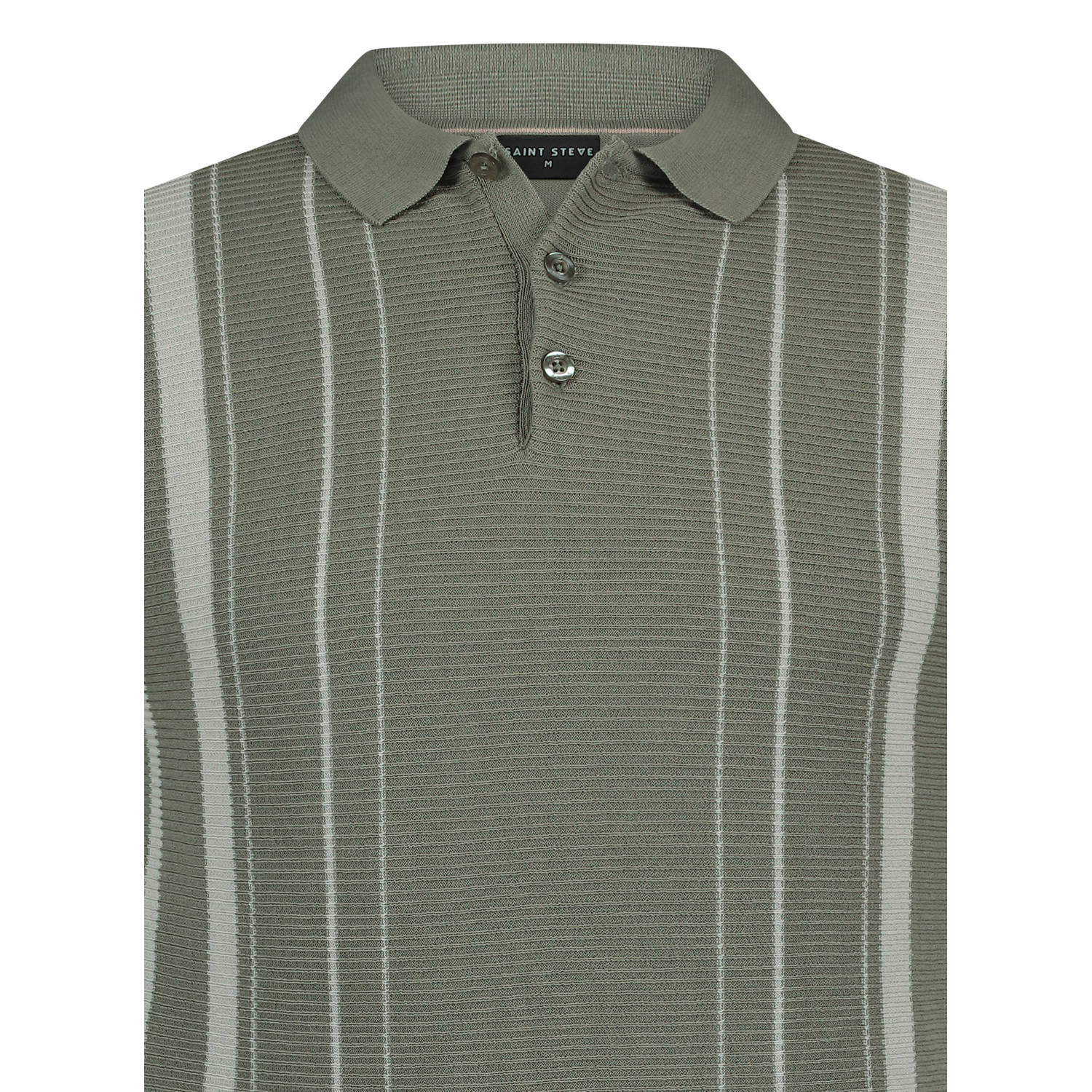 Saint Steve regular polo groen