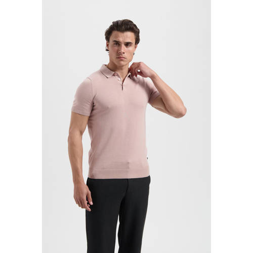 Saint Steve polo gebreid roze afbeelding