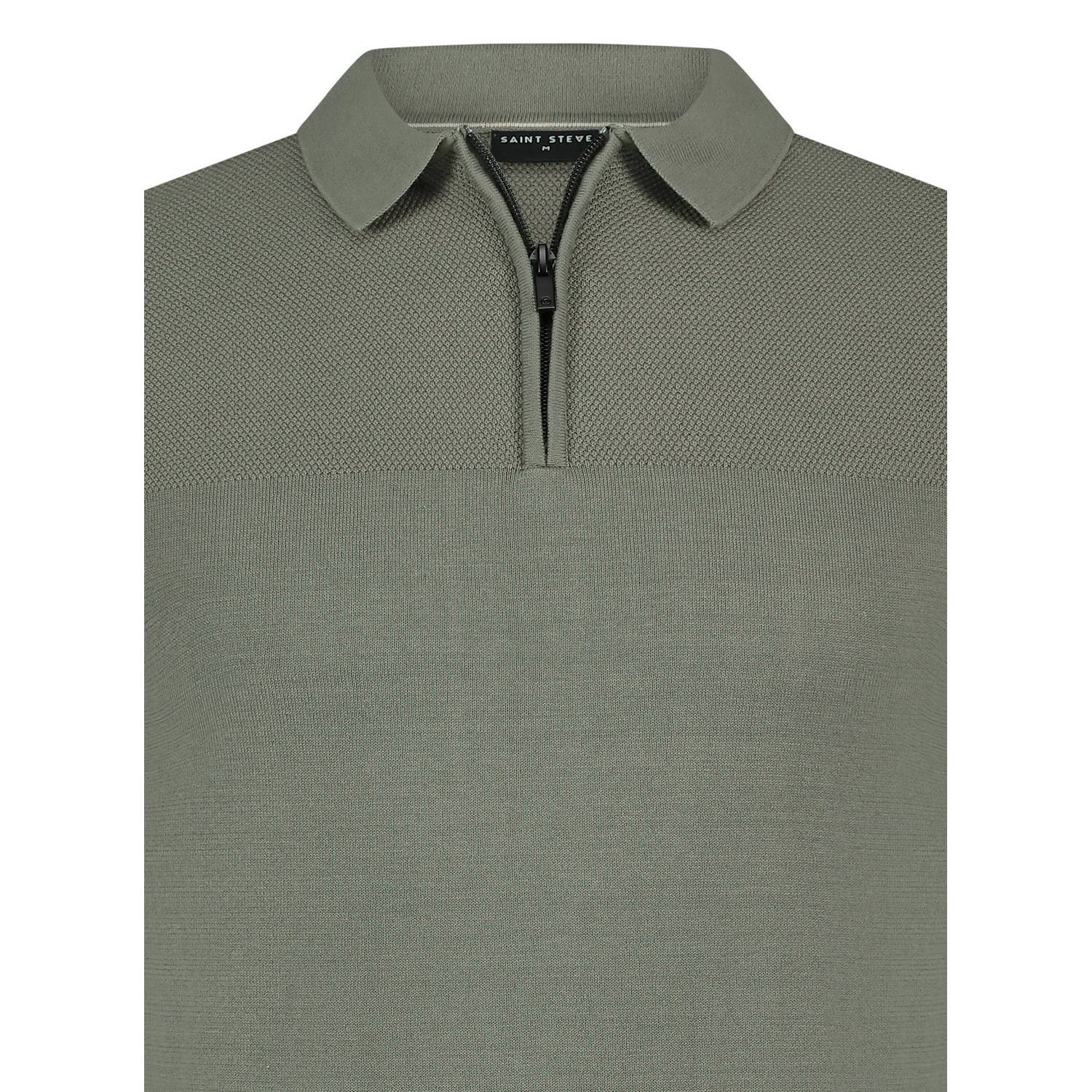 Saint Steve regular polo gebreid