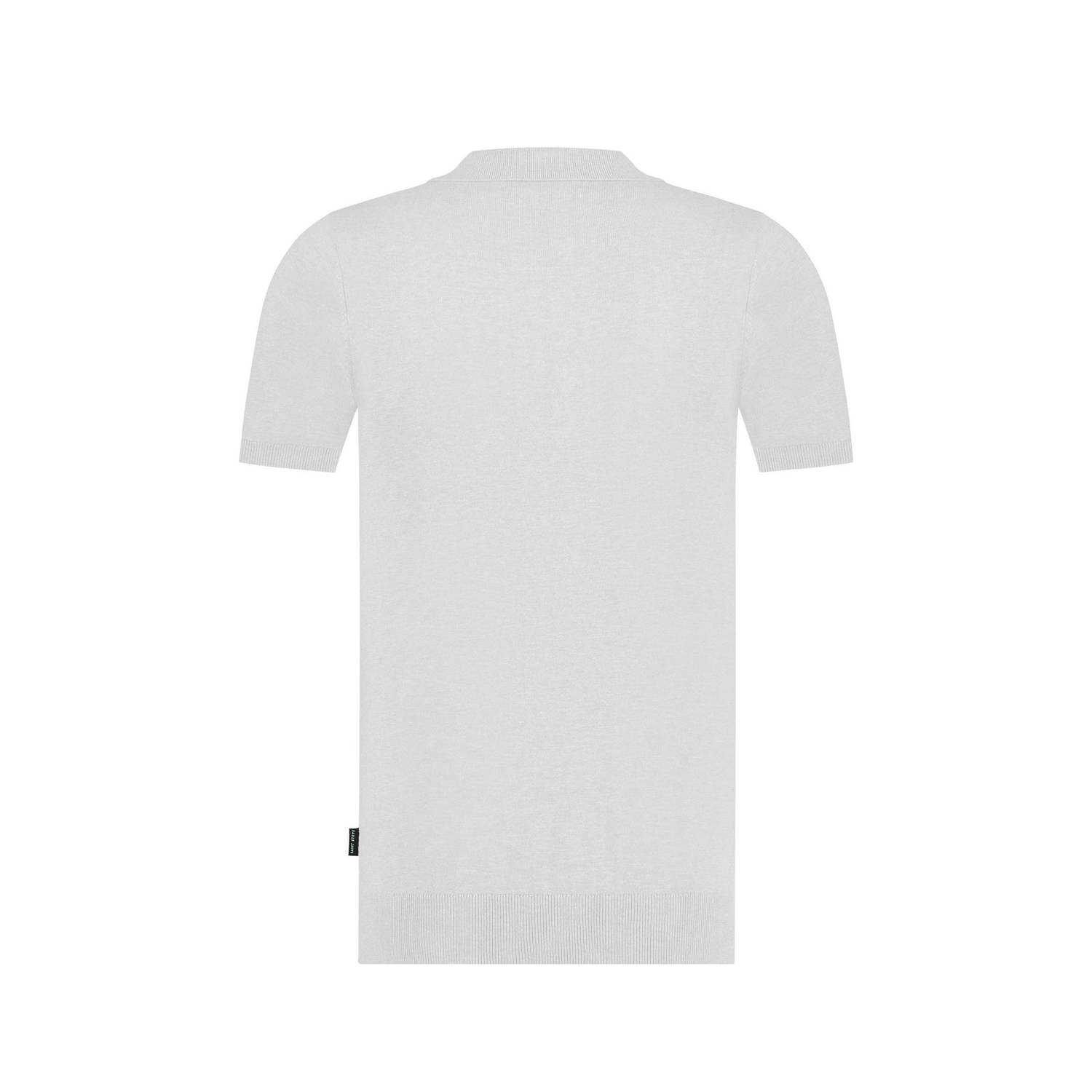 Saint Steve polo gebreid wit