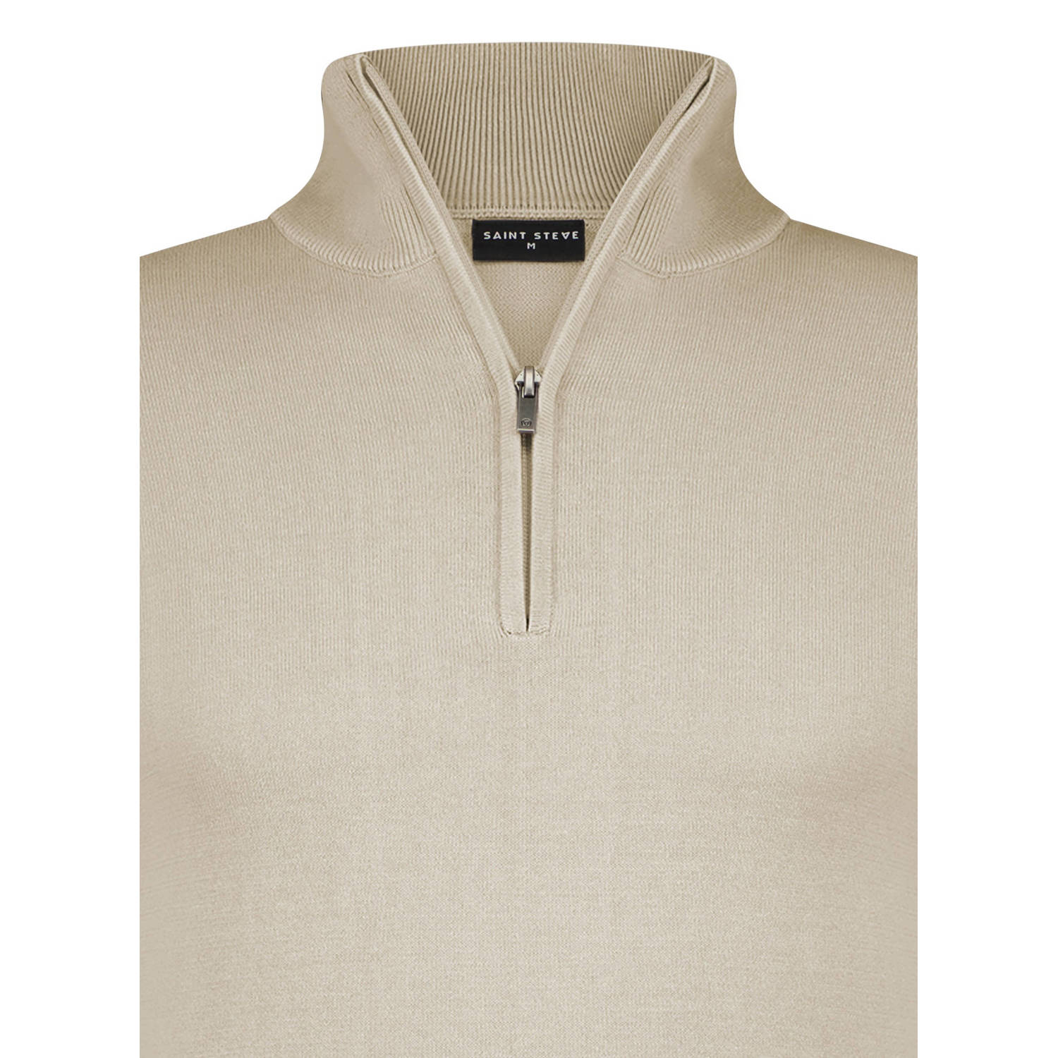Saint Steve trui fijn gebreid beige