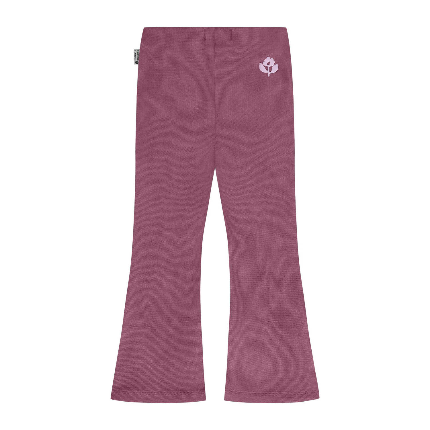 Stains&Stories flared legging paars
