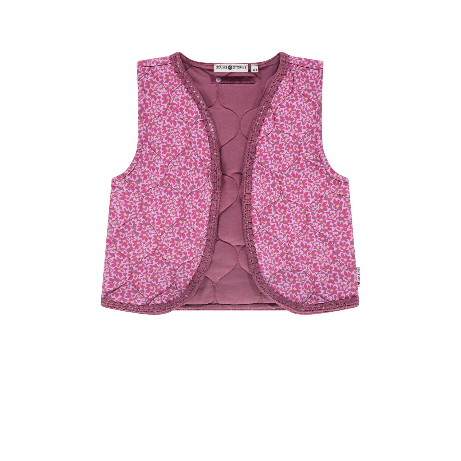 Stains&Stories gilet paars