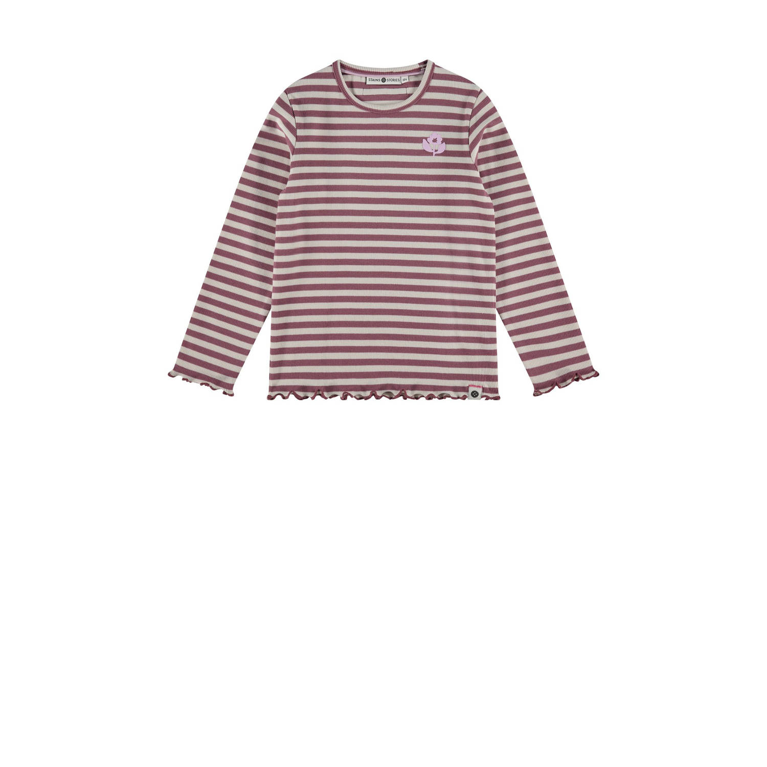 Stains&Stories longsleeve paars