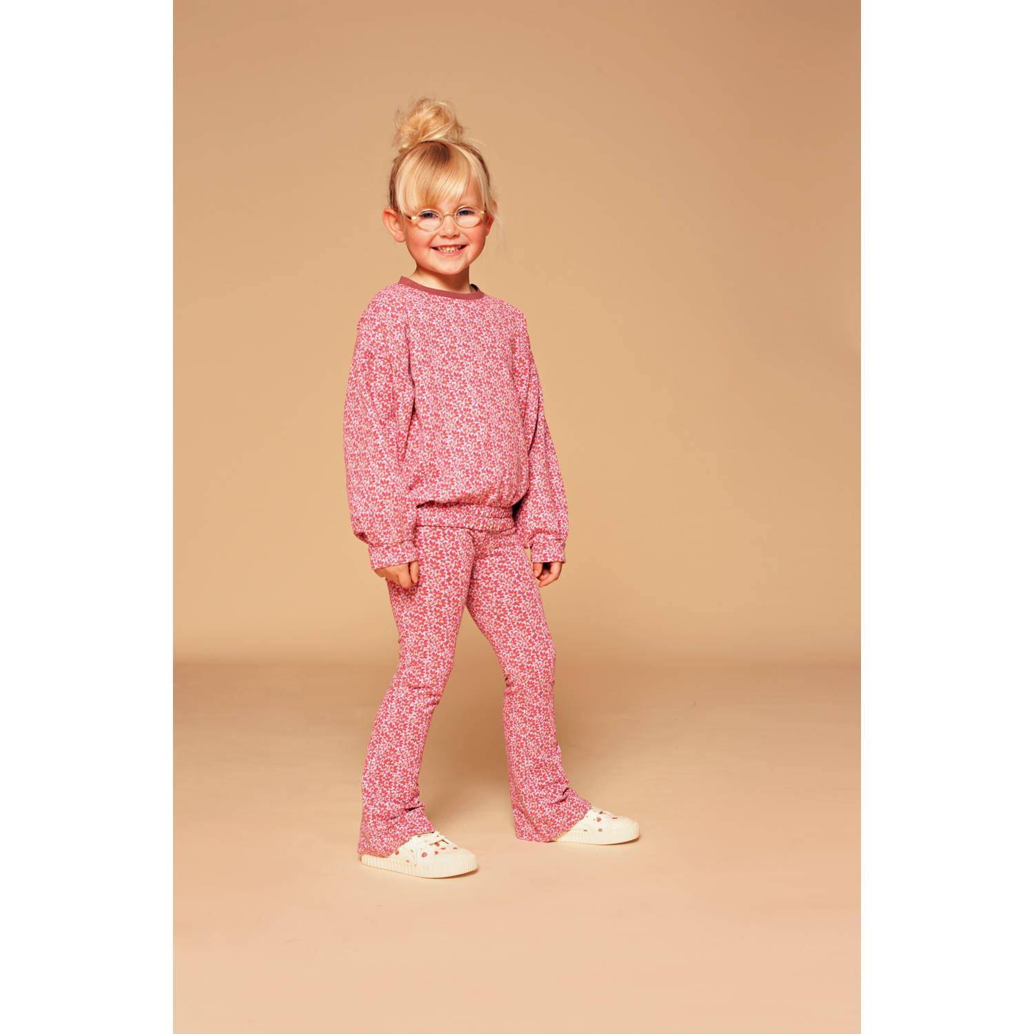 Stains&Stories flared legging paars