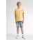 Petrol Industries T-shirt met backprint geel