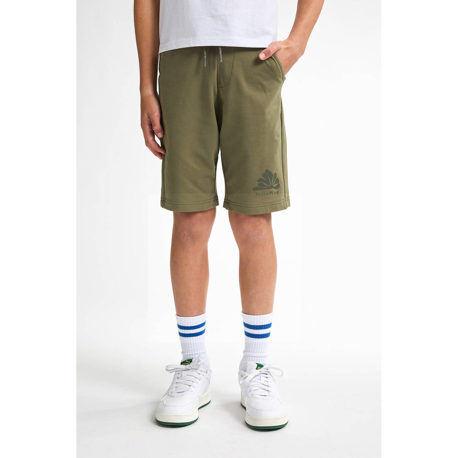 Petrol Industries sweatshort groen