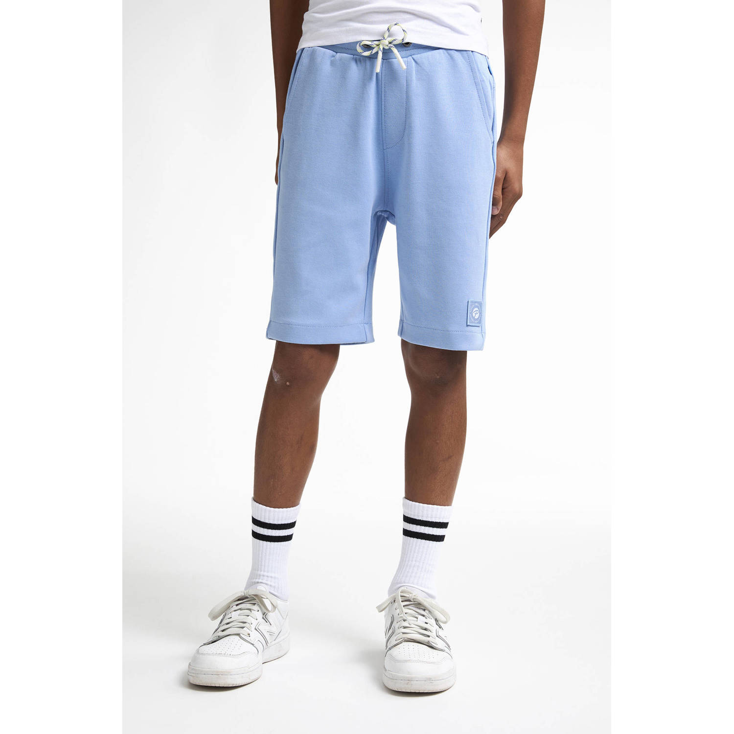 Petrol Industries sweatshort lichtblauw