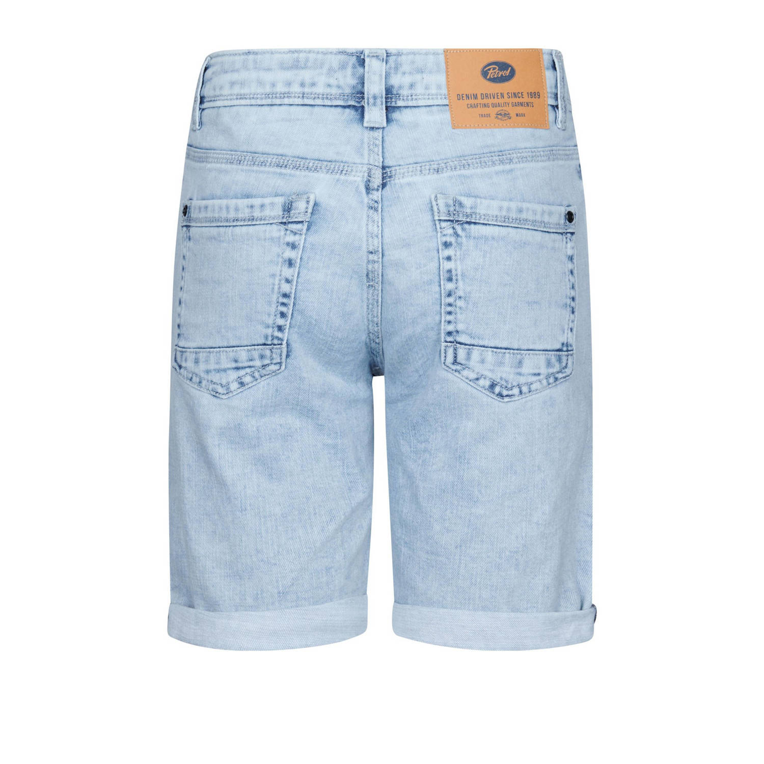 Petrol Industries denim short light blue denim