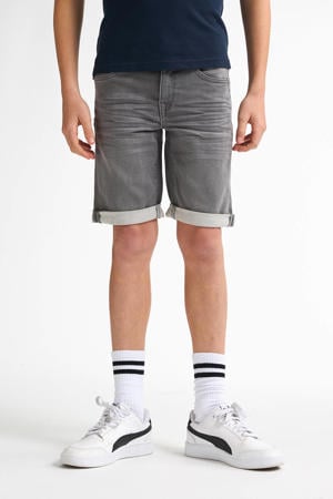 denim short grey denim