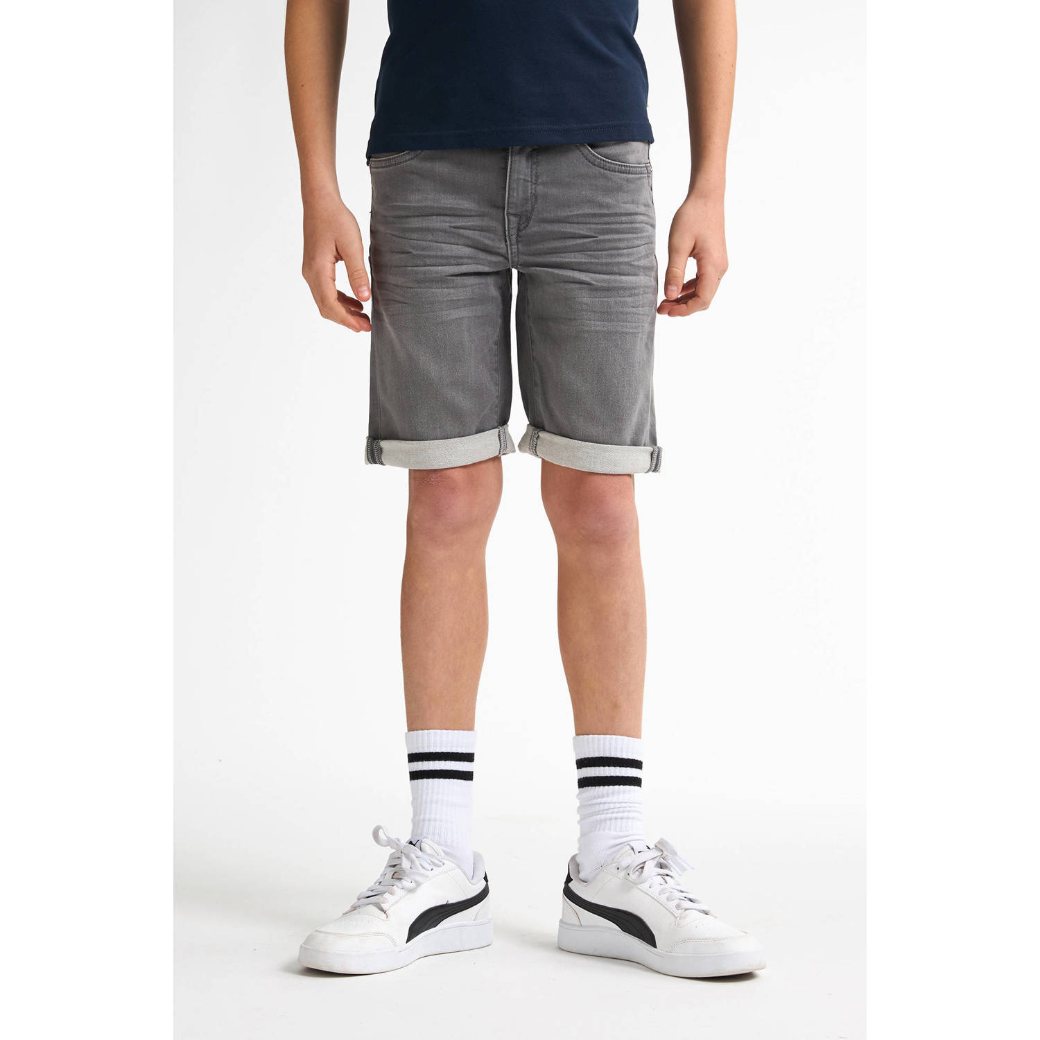 Petrol Industries denim short grey denim