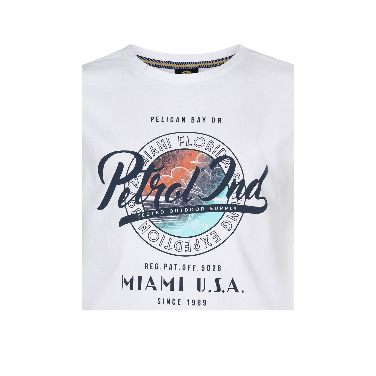 Petrol Industries T-shirt wit