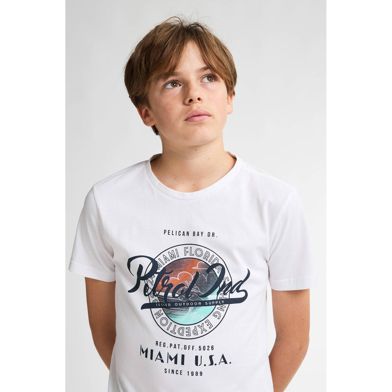 Petrol Industries T-shirt wit