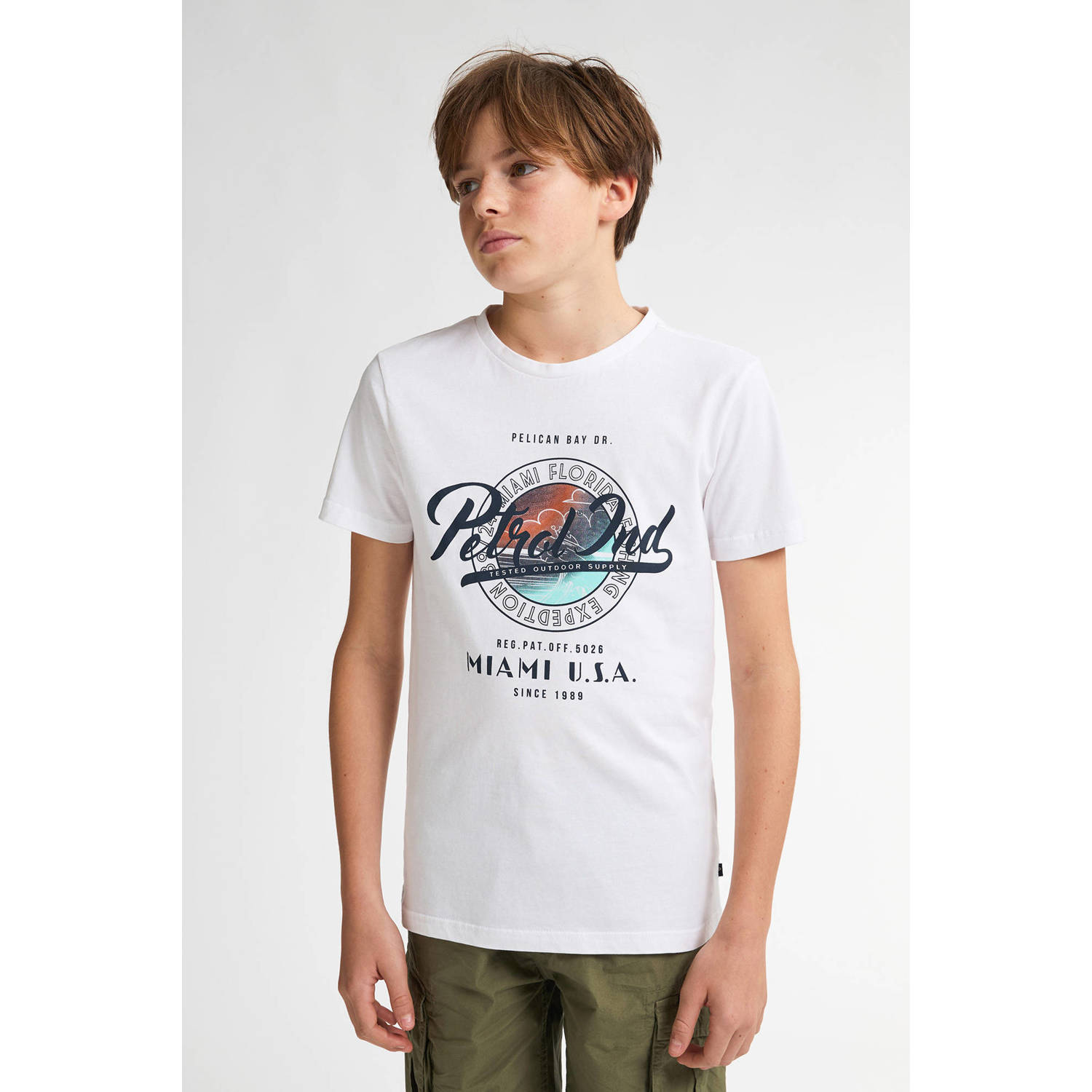 Petrol Industries T-shirt wit